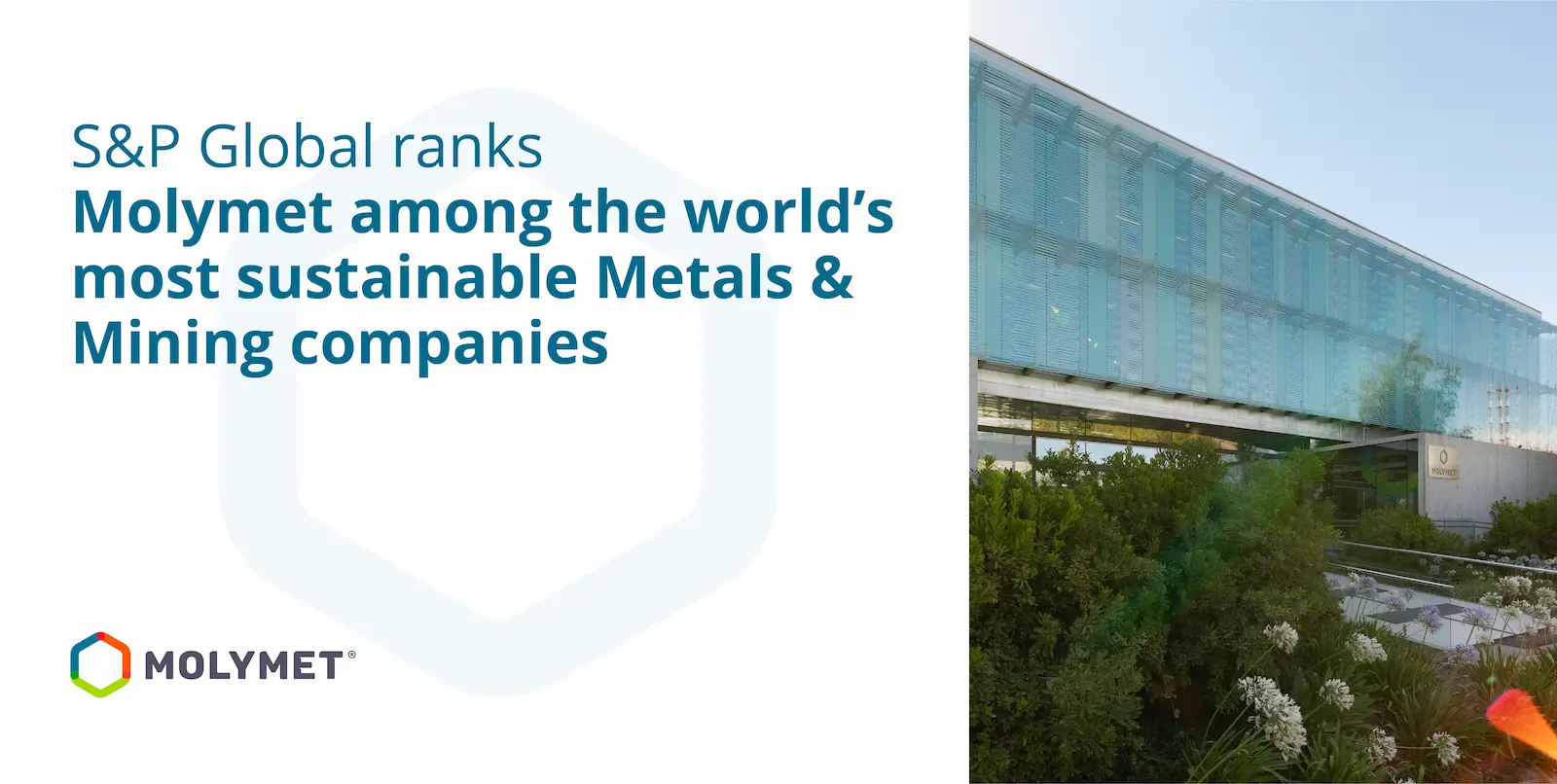 S&P Global ranks Molymet among the world’s most sustainable Metals & Mining companies