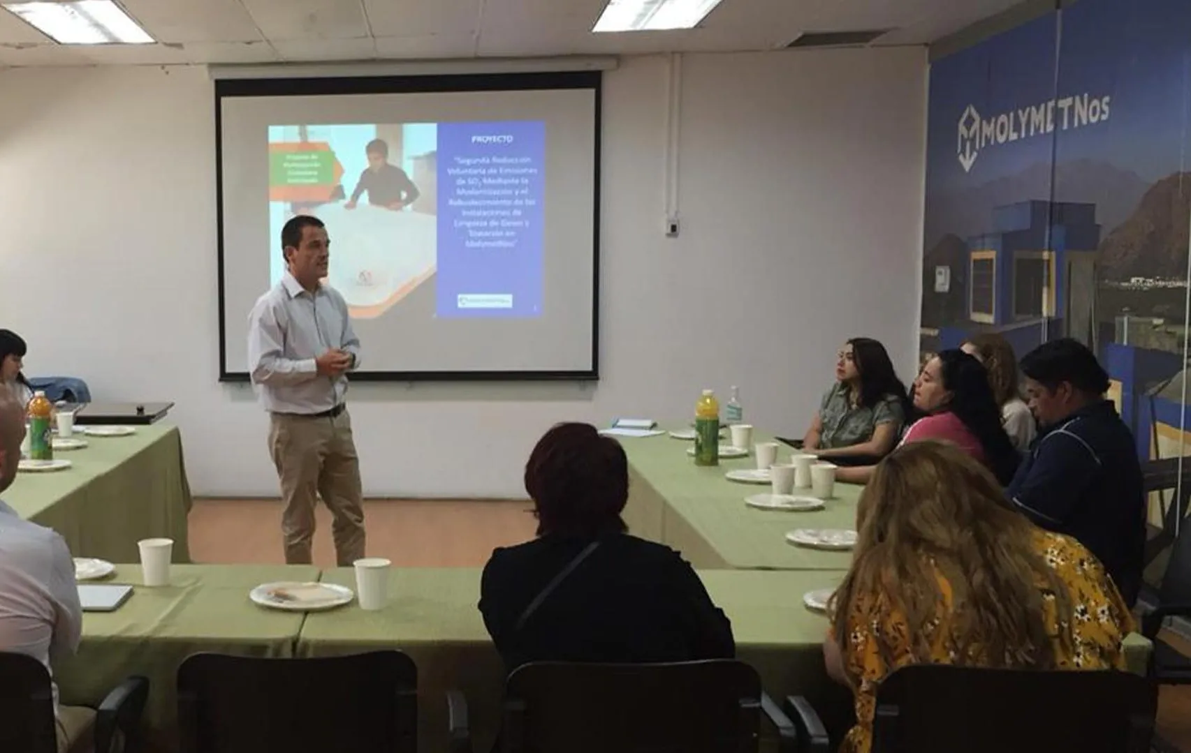 Community learns about new projects Molymet