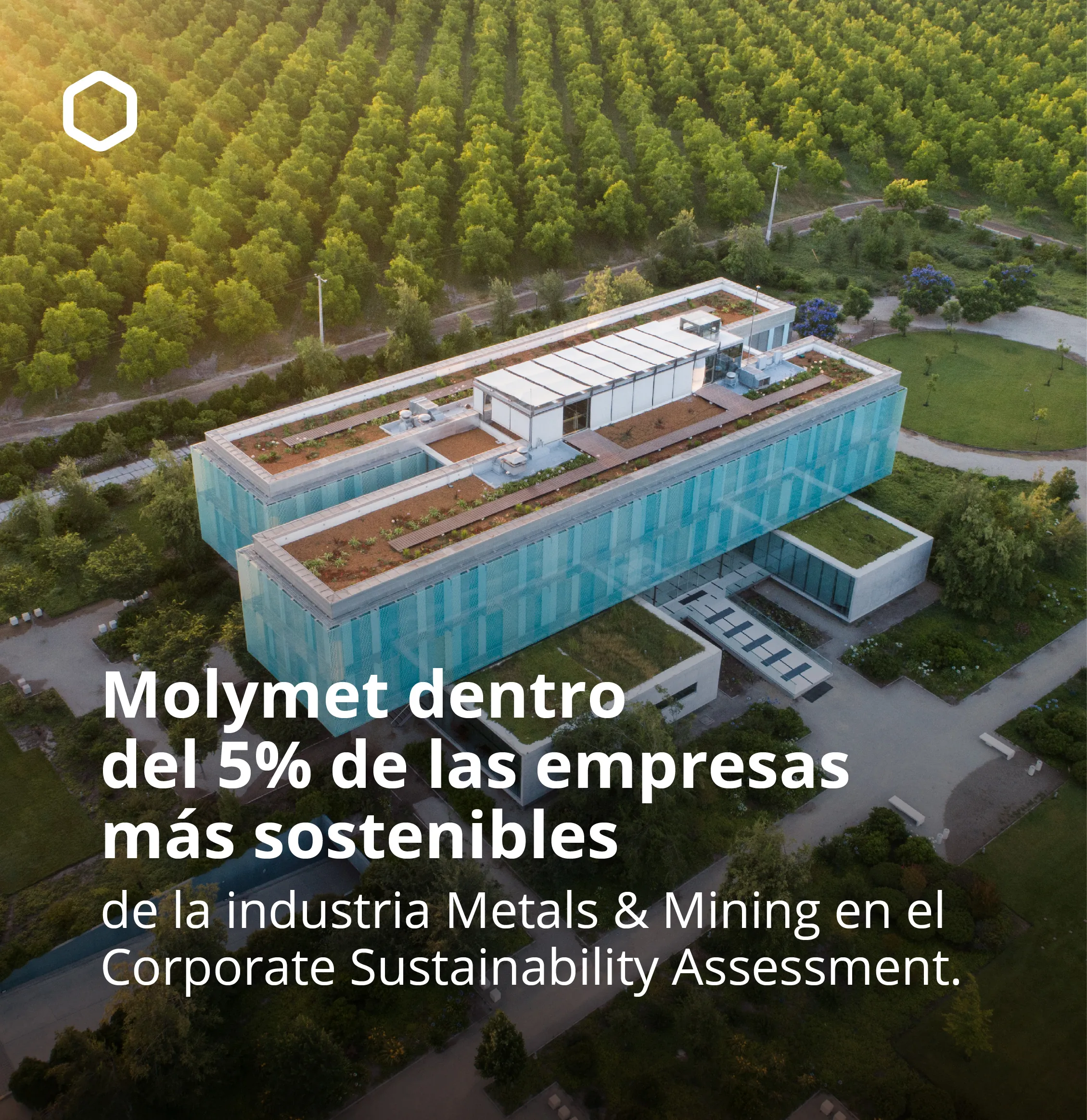 Molymet en el 5% de las empresas más sostenibles del mundo en la categoría  Metals & Mining